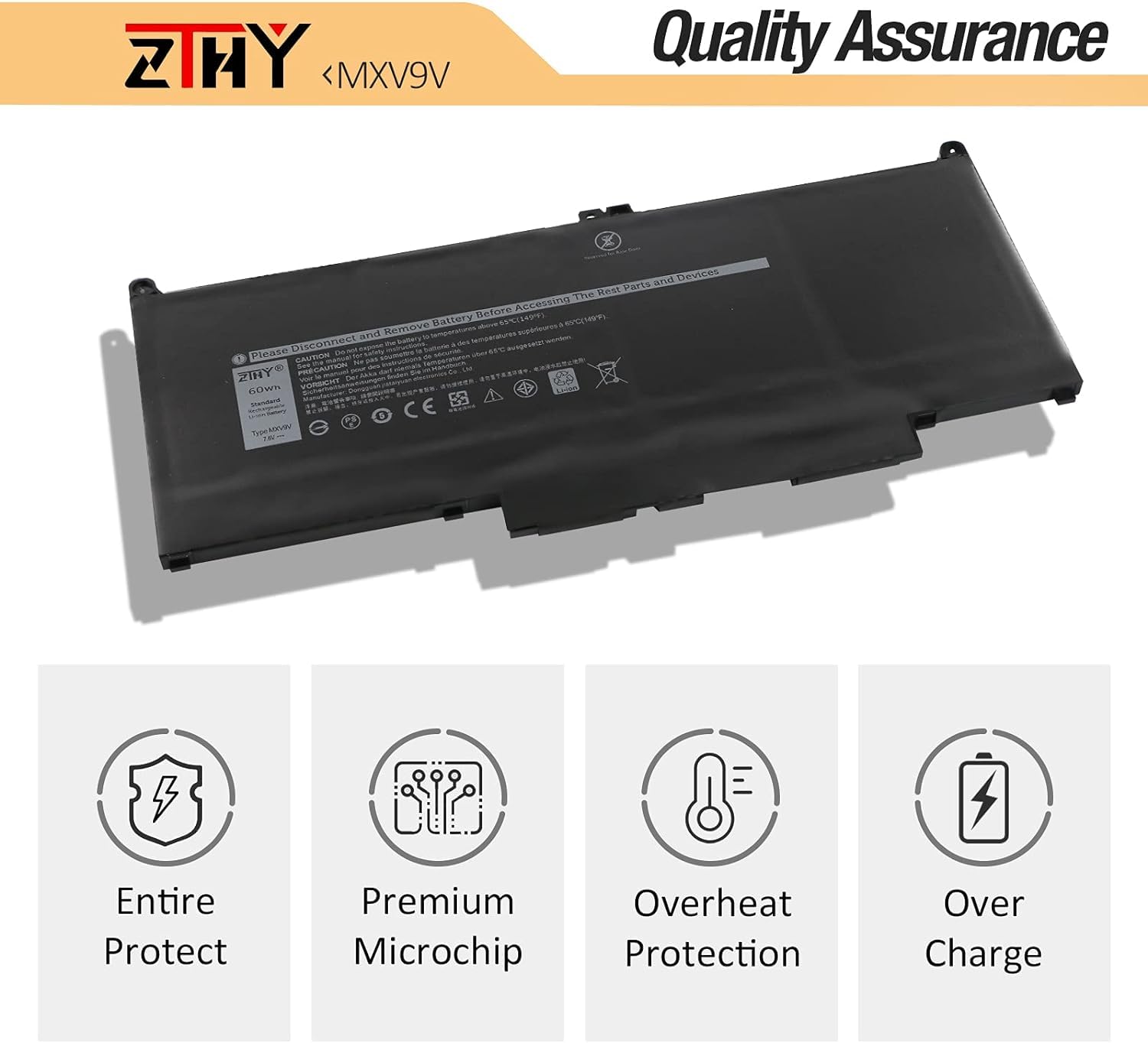MXV9V Battery for Dell Latitude 5300 5310 7300 7400 Oman