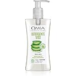 Omia - Salento Eco Bio Aloe Vera Facial Cleansing Gel, Moisturizing and Balancing Makeup Remover for Normal and Combination Skin, Dermatologically Tested, Vegan Formula - 200 ml Bottle