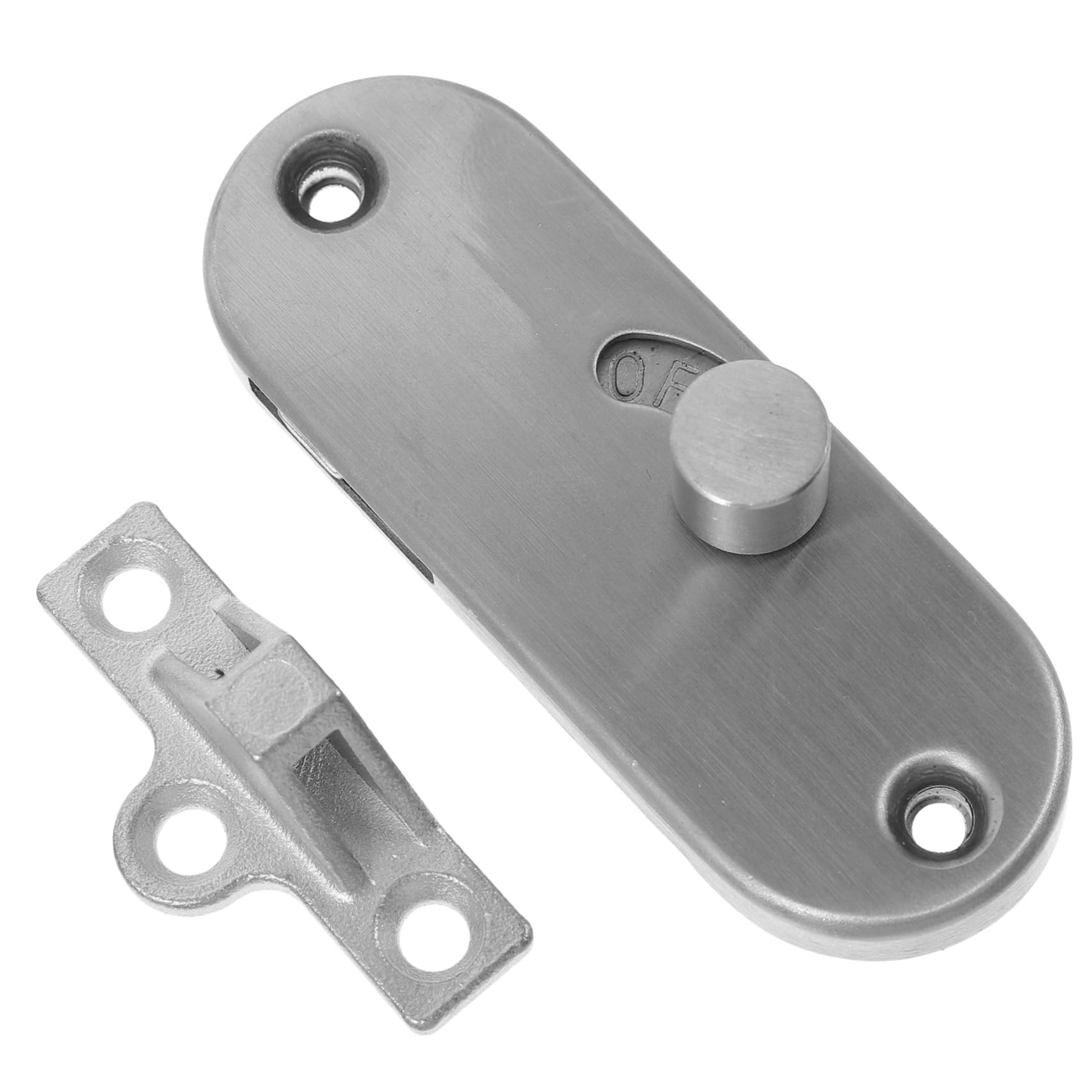 SOLUSTRE 3stücke Sliding Door Lock Latch Für Schiebetüren Und Scheunentüren Rostbeständig Einfacher Einbau Schrauben Vielseitig Einsetzbar