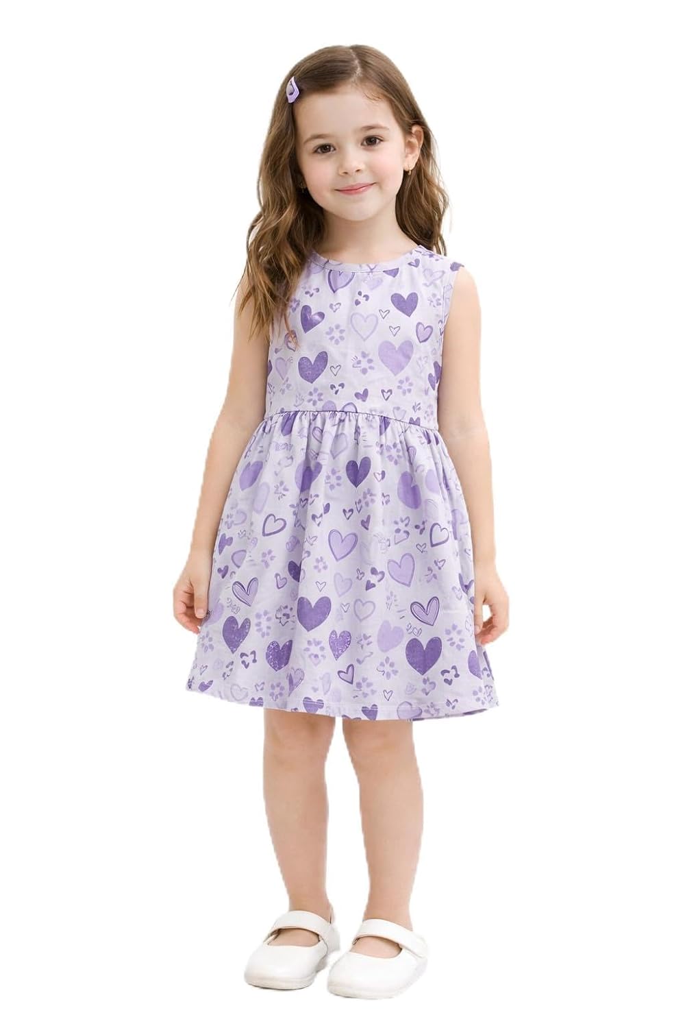 SPORTKING Girls Cotton Printed A-Line Dress | Sleeveless Round Neck Frock | Knee Length Casual Dress for Kids - Review, Price and Buying Guide
