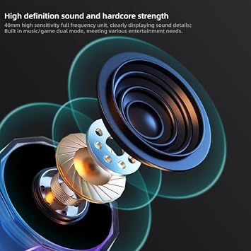 Magnetic Bluetooth Speaker Mini, Portable Phone Stand, Wireless Speaker with Multi RGB Color Light, Small Speaker for Shower, Outdoor, Birthday Gift (Black)