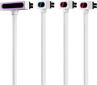 AsiaHorse Hydrus Series 4-in-1 Sleeved Extension Cable Kit GPU Type A, 24Pin Motherboard, 8Pin CPU, 28Pin GPU Type A, Braided ARGB Power Cables