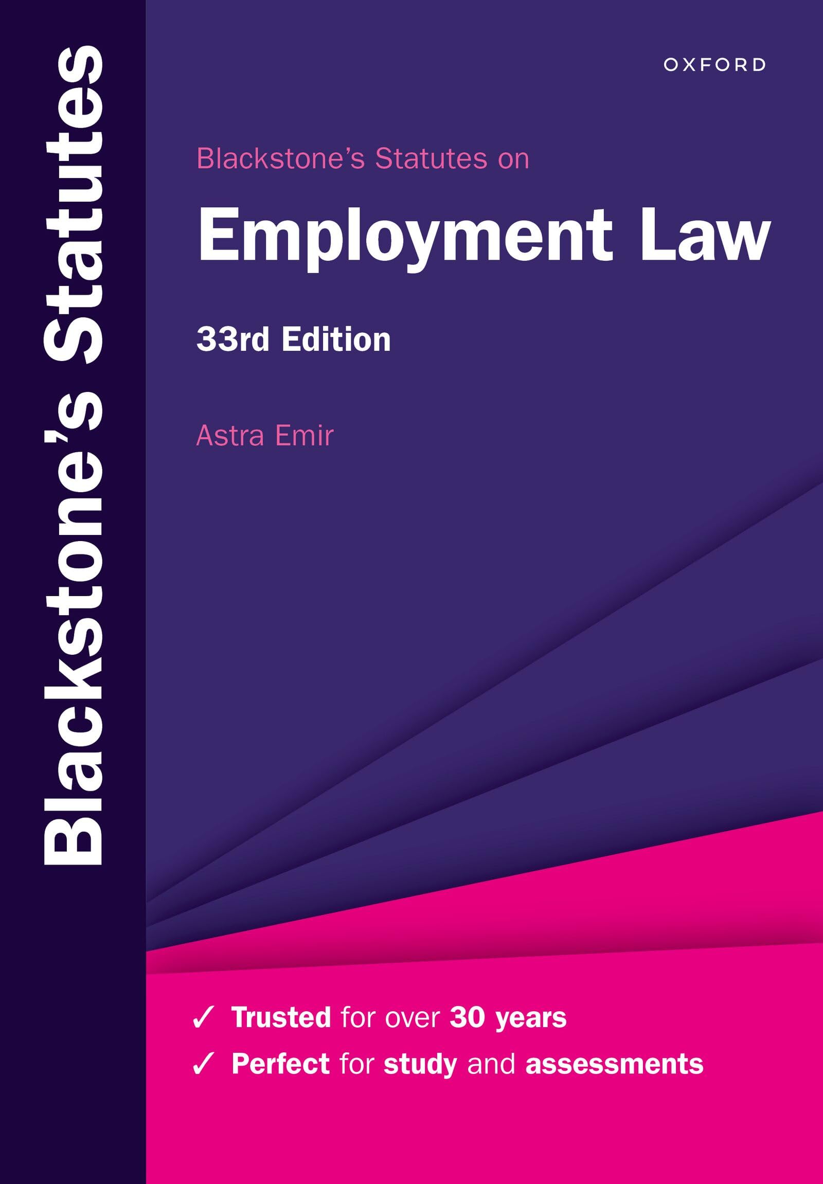 Blackstone's Statutes on Employment Law (Blackstone's Statute Series)