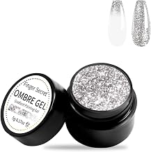 Ombre Gel Pat Nail Polish Set,Ombre Pigment for Nails,Gradient Painting Gel with 20Pcs Nail Sponges for 3D Gels Nail Art can be Painted in Salon or Home Use