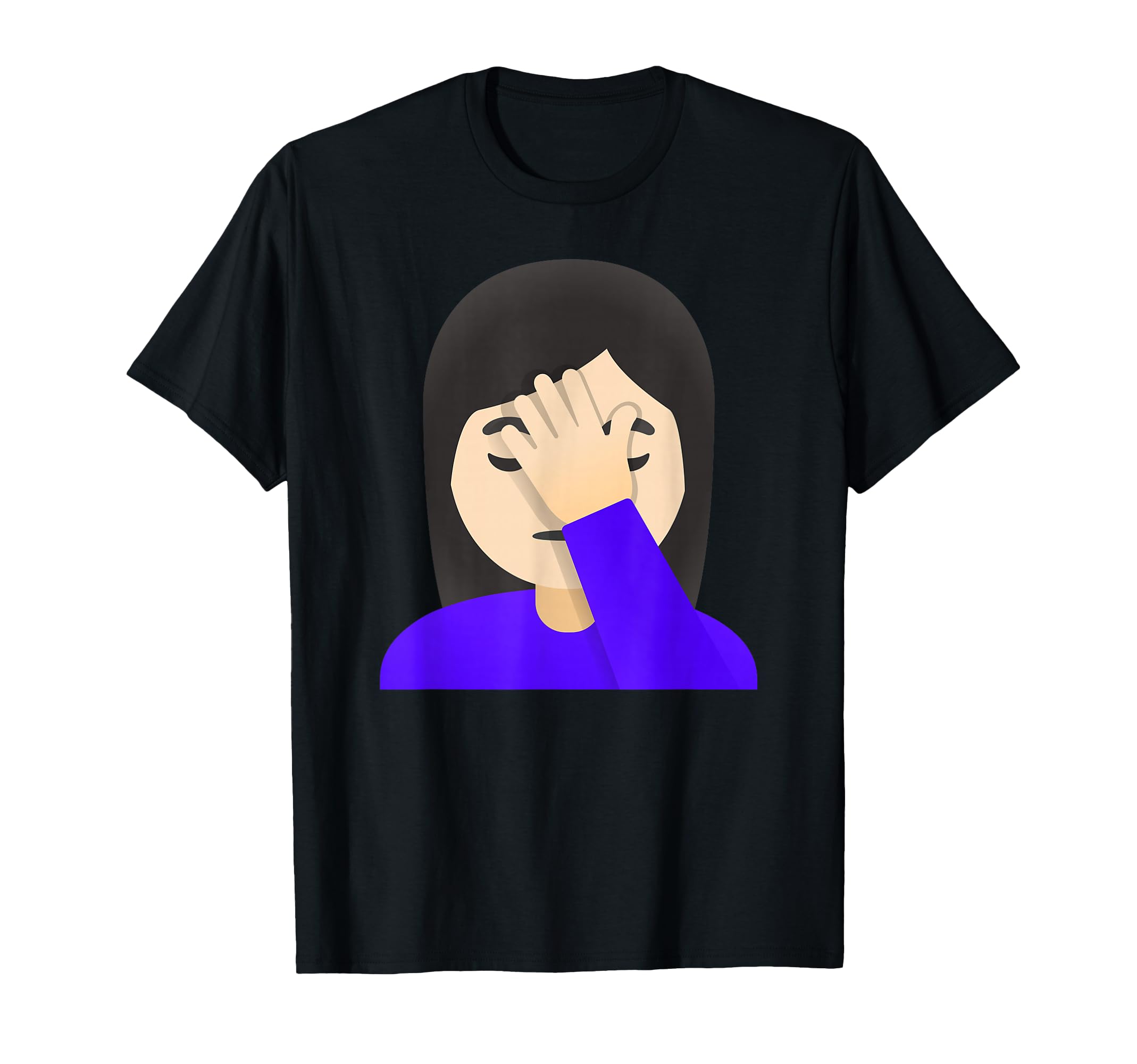 Emoticon Face Palm Hitting Head SMH T-Shirt