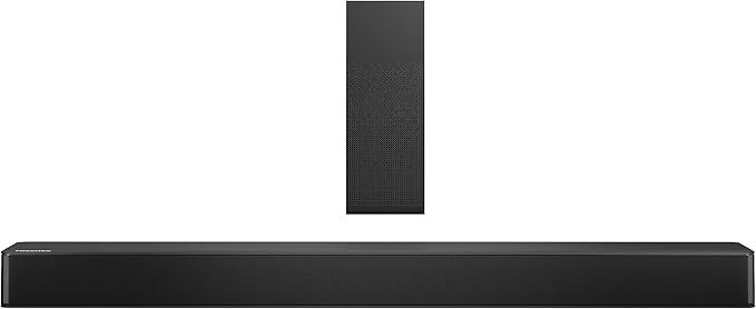 Hisense HS2100 - Barra de Sonido 2.1, 240W, Dolby Audio, DTS Virtual X, Bluetooth 5.3, HDMI ARC/Optical/AUX/USB, 6 Modos de Sonido, Modo TV, EzPlay