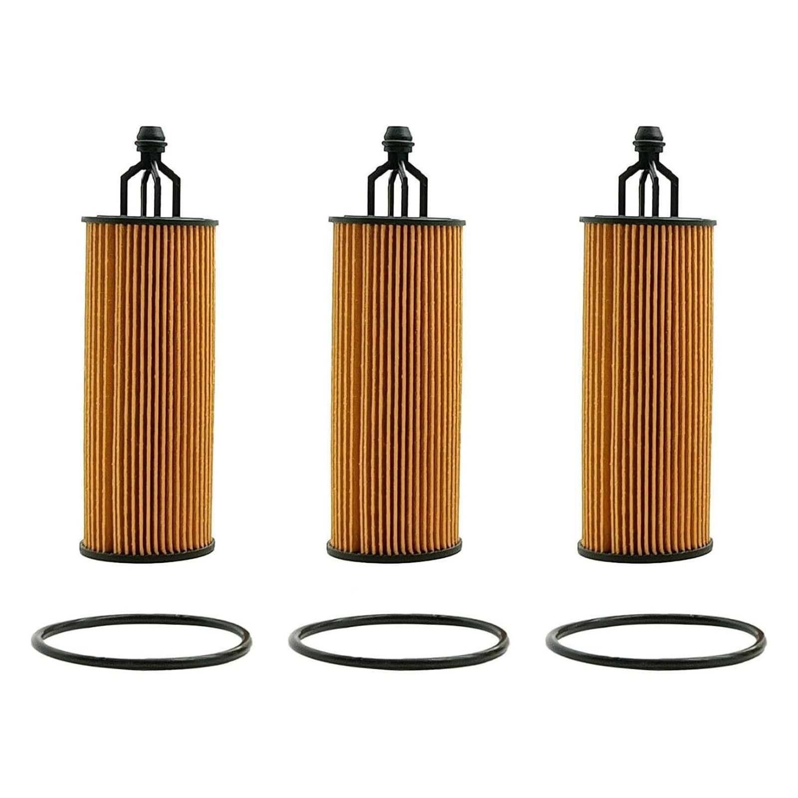 Conjunto de filtro de óleo de carro de substituição de 3 peças 68191349AB para Chrysler