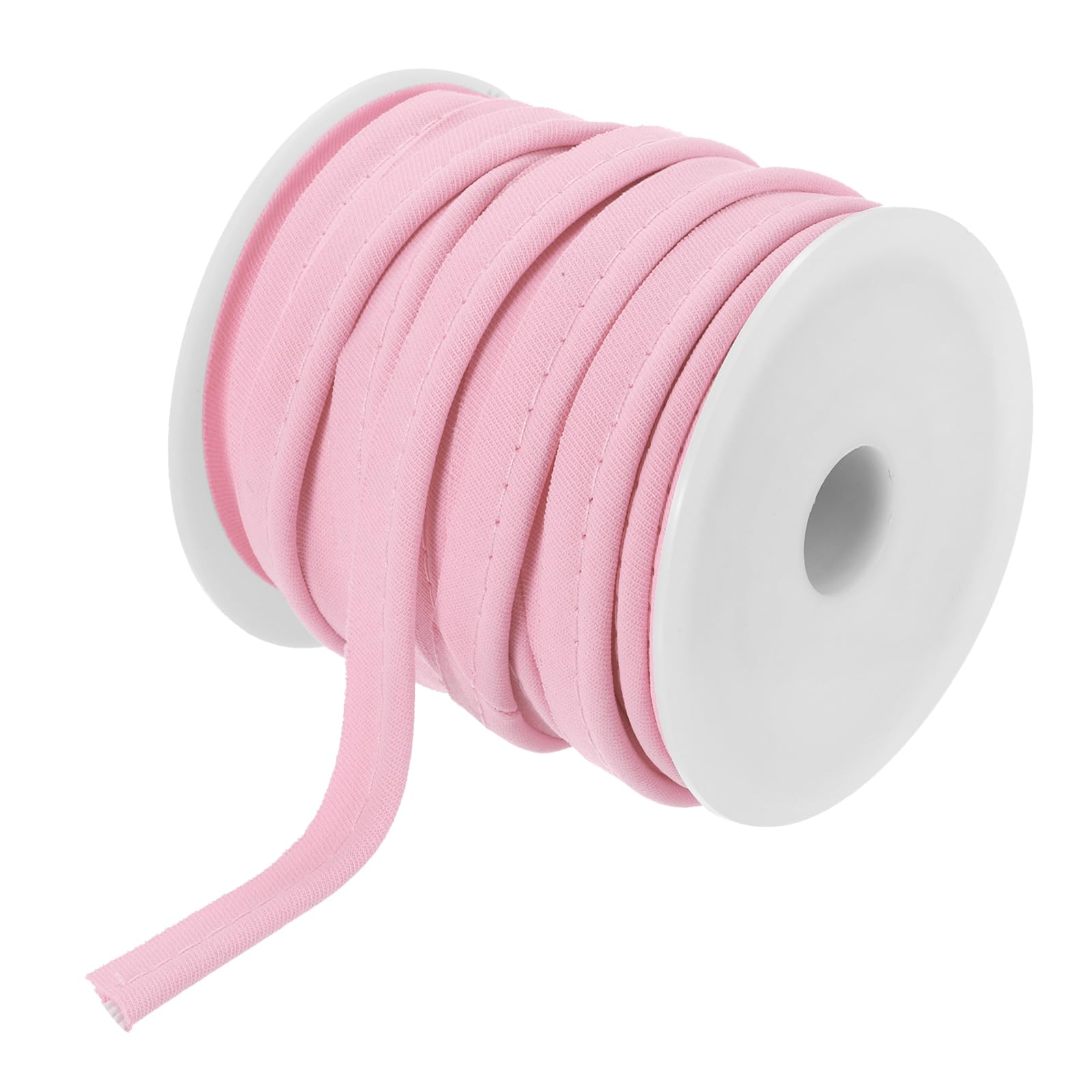 sourcing map Piping Cord Trim 20 Yards 1/2 Inch Piping Tape for Sewing DIY Crafting Fabric Edge Trim Light Pink โ image 1