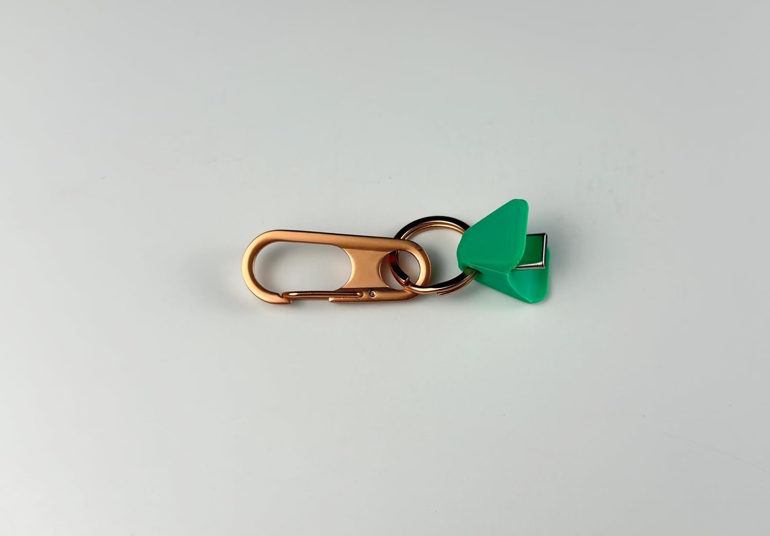 JURA Anchor for All Apple AirPods — Rose Gold Carabiner Clip — Catalina Aqua Anchor — AirPods Pro 3, AirPods 4, Pro 2 & Every Generation — Keychain Lanyard — Lightning & USB-C Included