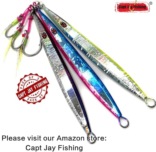 Miniatura 2 de Señuelos de lanzamiento de Jigging de velocidad de agua salada Señuelos artificiales de jigging vertical