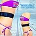 Swimming Belt - for Stationary Resistance Training/Endless Pool (with Drag Parachute and Elastic Tether) - Adult, Kid, Pro, Amateur use