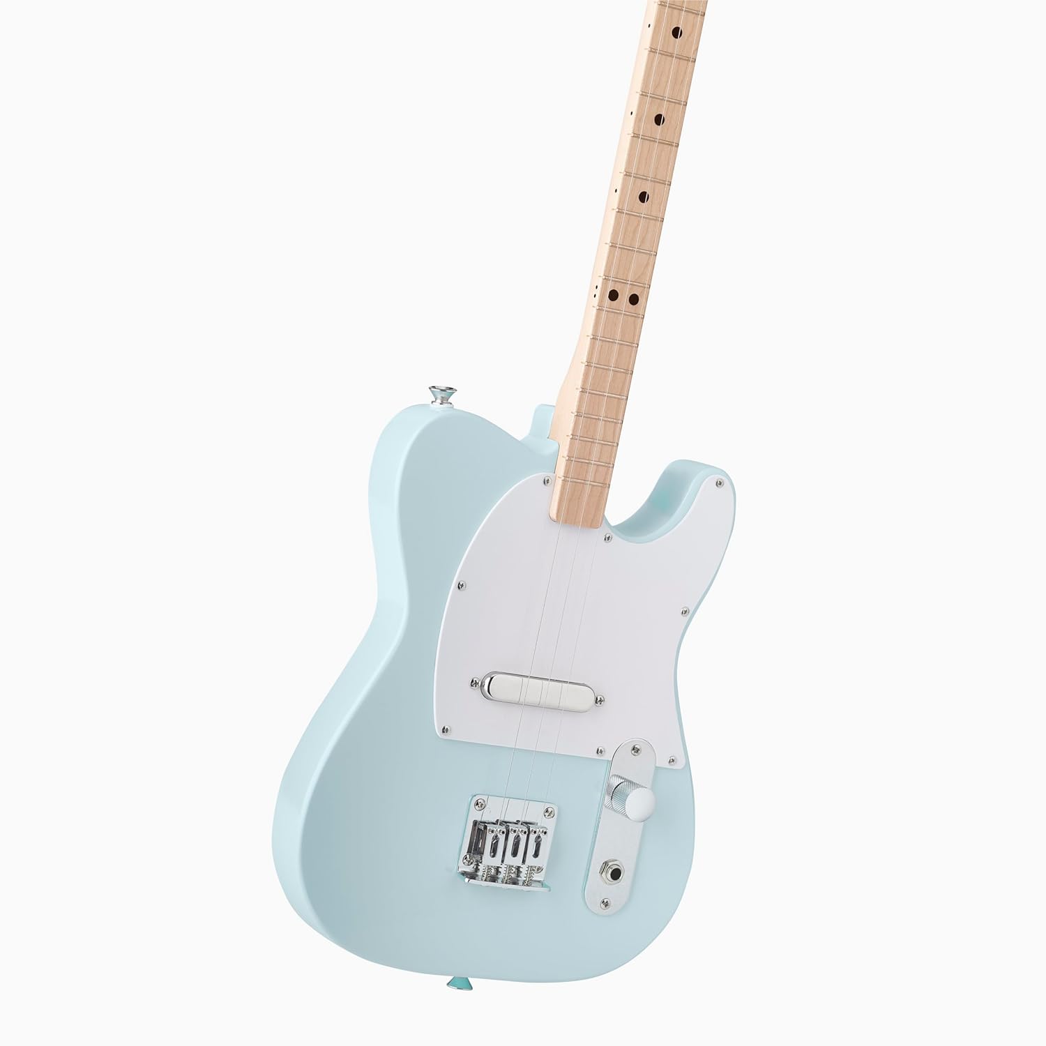 Fender Loog Telecaster 3-String Electric Guitar for Kids, Beginner Guitar, Includes Chord Flash Cards, Learning App, Educational Booklet, Picks, and Stickers, Sonic Blue