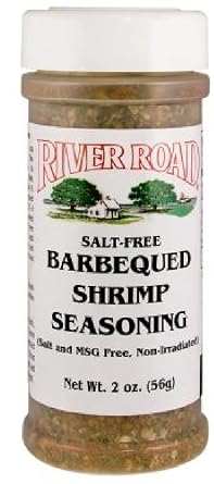 River Road Salt-Free Barbequed Shrimp Seasoning, 2 Ounce Shaker