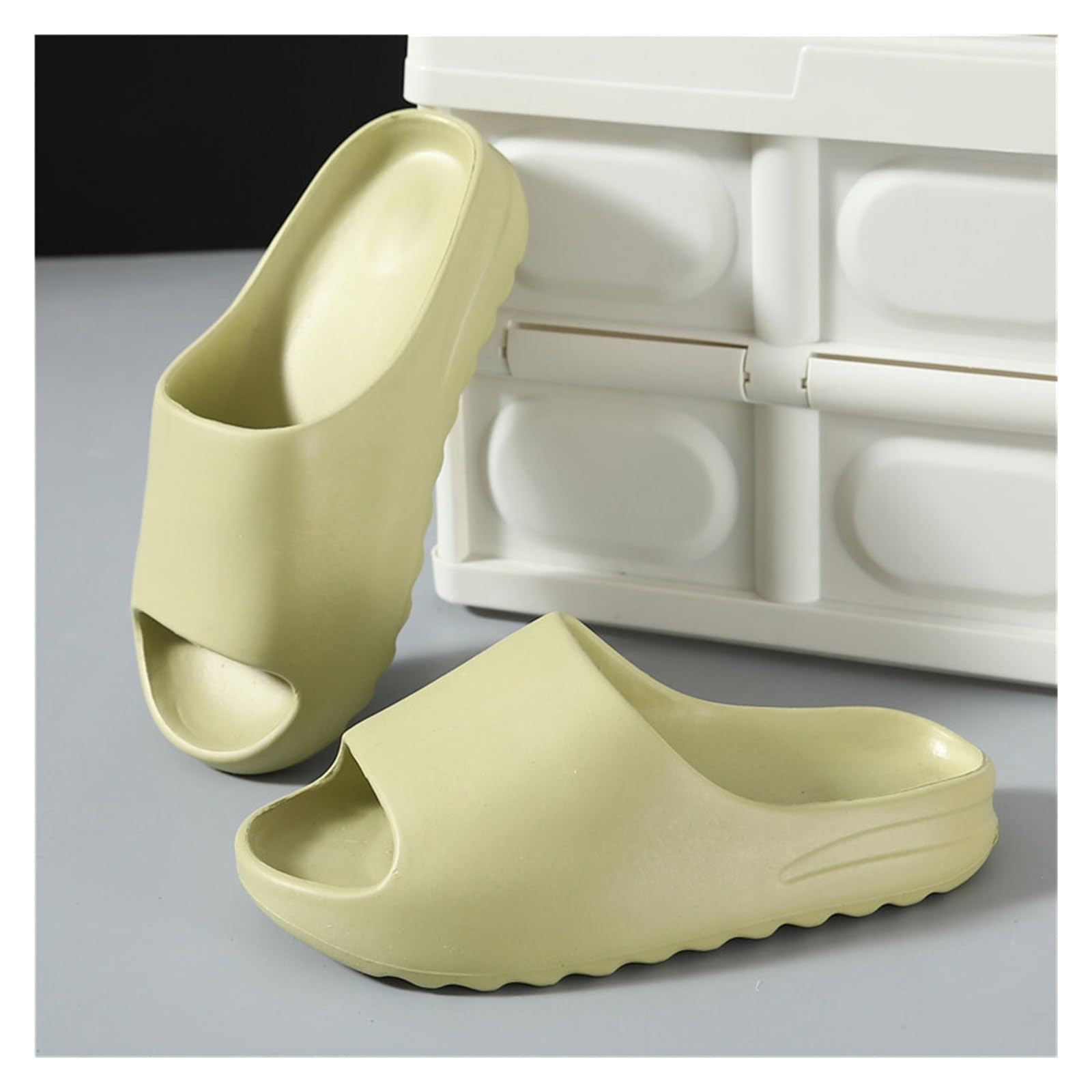 YHQZNLXQ Zapatillas para mujer Sandalias de playa de ocio de verano para hombres y mujeres, toboganes de fondo suave, plataformas de fondo grueso, pantuflas antideslizantes para el hogar, pantuflas de