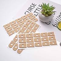 Vista 9 de ARTIBETTER 45 almohadillas de fieltro para callos de espuma, almohadillas para los dedos de los pies, protector de maíz, autoadhesivas, almohadillas