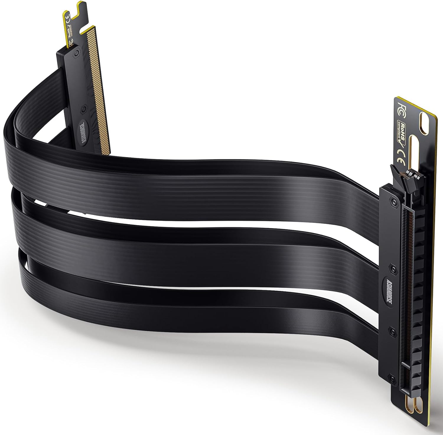 Amazon.com: AsiaHorse PCI-E 4.0 Riser Cable, PCIe 4.0 16x 200mm High ...