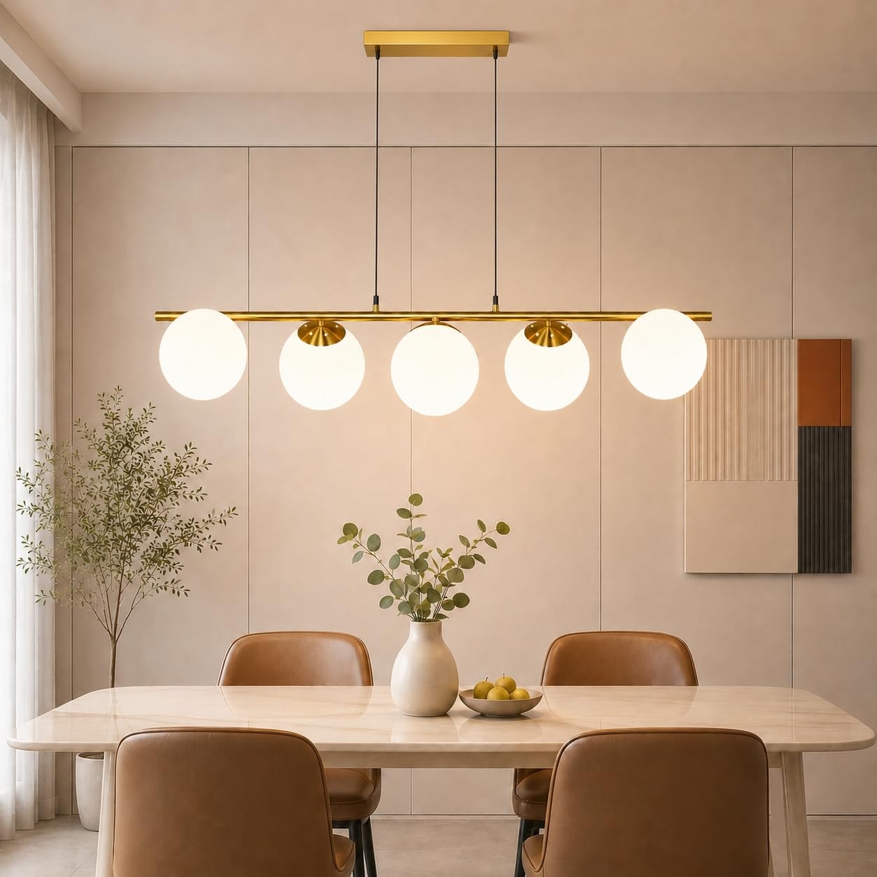 ZMH Lampada a Sospensione Tavolo da Pranzo Lampada a Sospensione Moderna -