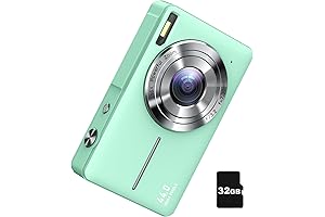 FHD 1080P Kids Digital Camera Green