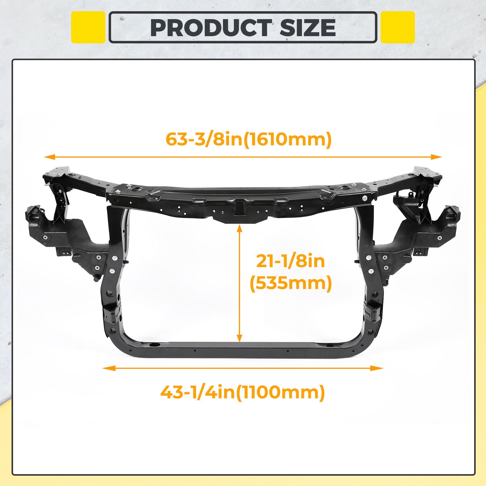 ベクウ Amazon.com: KUAFU Radiator Support Assembly Compatible with 2011