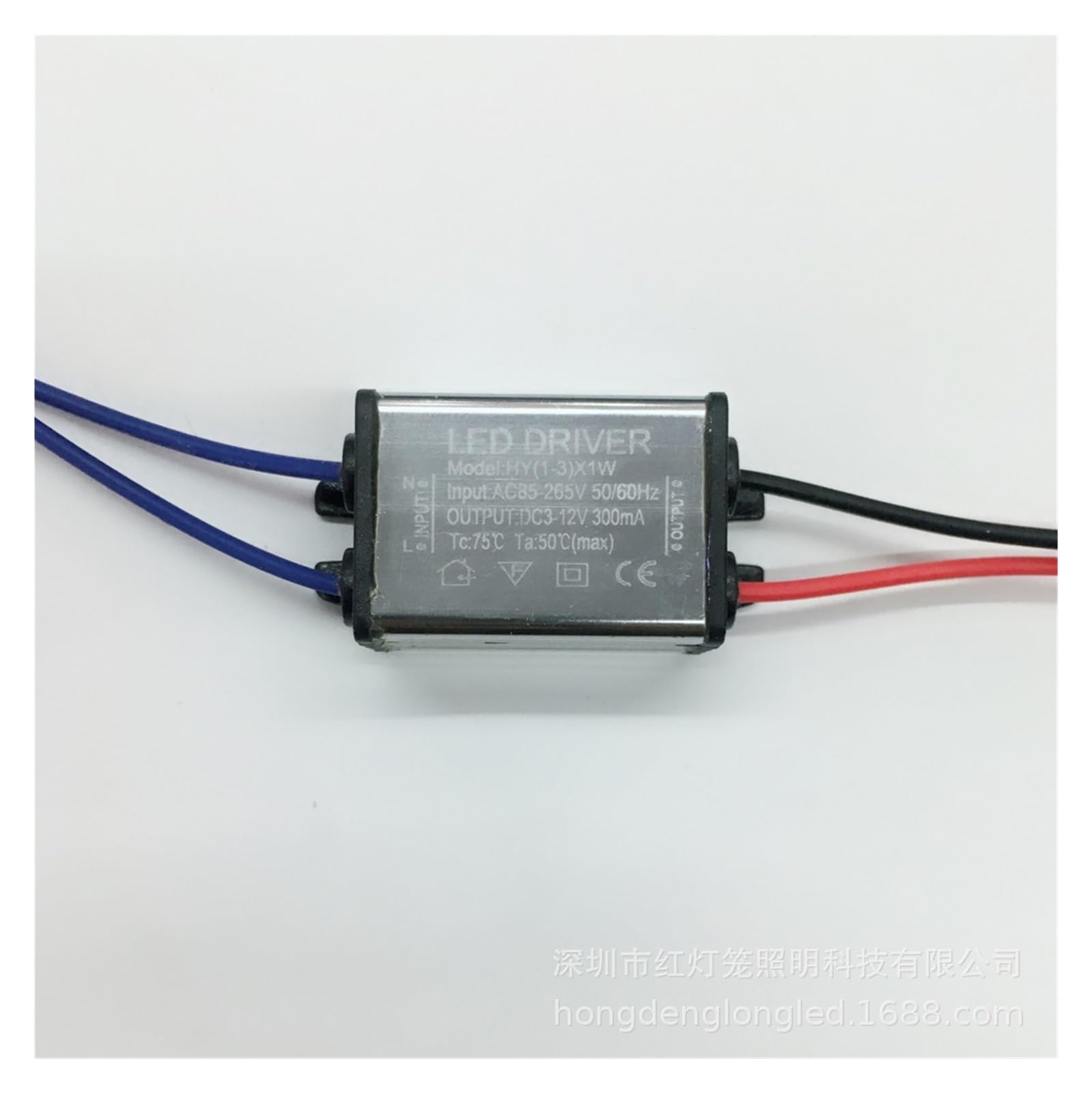JVDDI LED Driver LED Waterproof Driver Power Supply 1-100w Full String Ceiling Lamp Wall Washer Transformer Constant Current Ballast(1-3X1W Terminal wire)