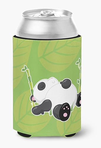 Miniatura 1 de Caroline's Treasures BB6798CC - Enfriador de latas o botellas de panda desmayado, funda lavable para bebidas, soporte aislado para bebidas, puede