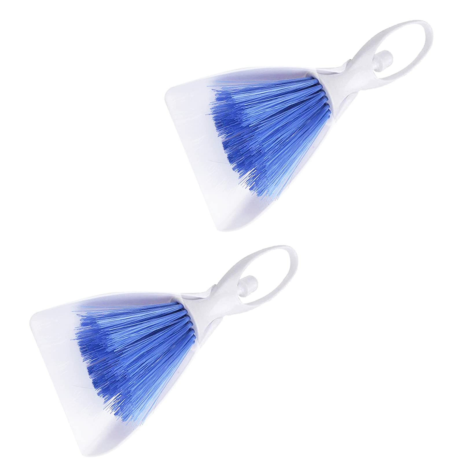 2 Set Mini Dustpan and Brush Sets Portable Mini Desktop Sweep Cleaning Brushes Multipurpose Small Broom Dustpan Sets for Computer Keyboard Car Window