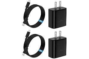 45W Fast Charger with 6FT Cable for Samsung Galaxy S24 Ultra/S24