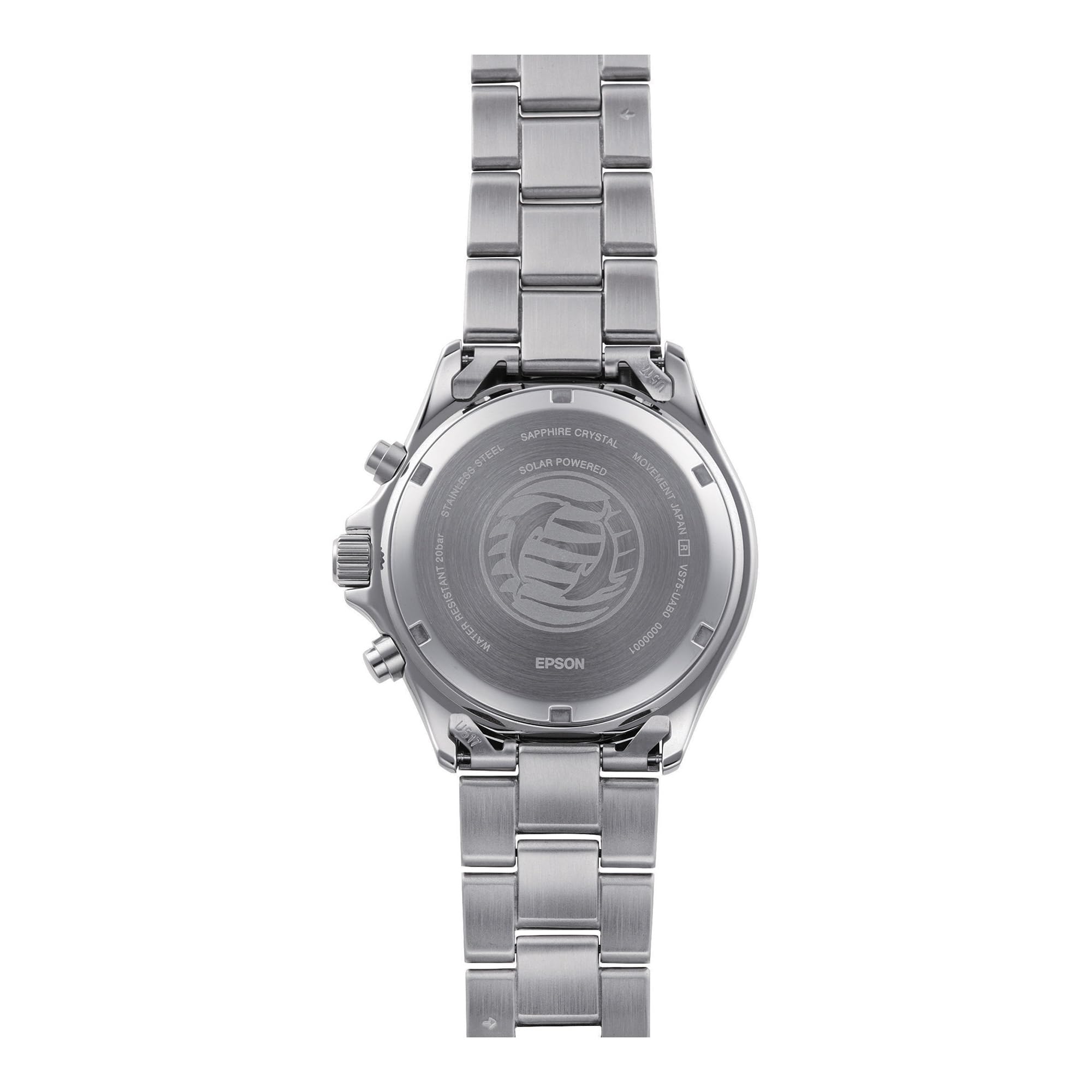 Orient Mako Solar Light Blue Dial stalowa bransoletka męski zegarek RA-TX0206L10B, NIEBIESKI, bransoletka