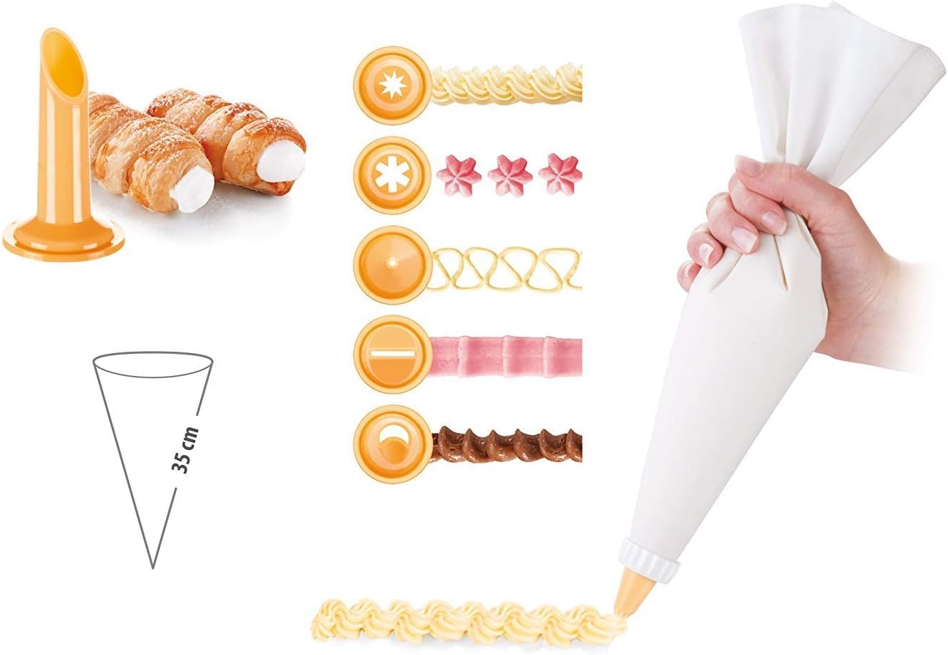 Tescoma Delicia Pastry Bag, 6 Nozzles
