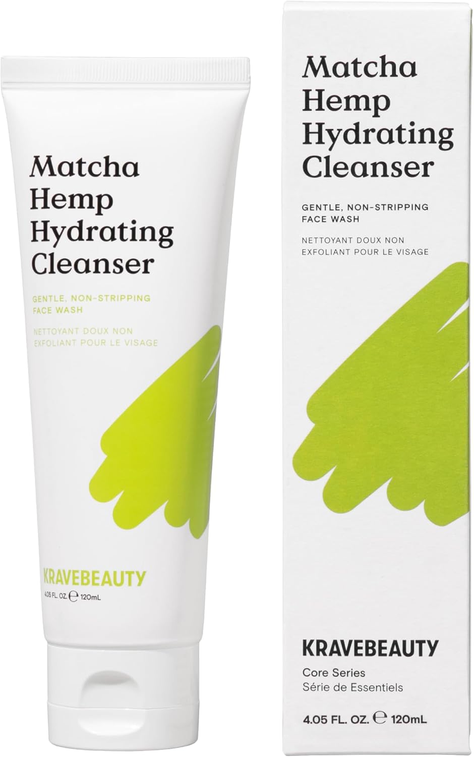 KraveBeauty Matcha Hemp Hydrating Cleanser Daily Gentle NonStripping