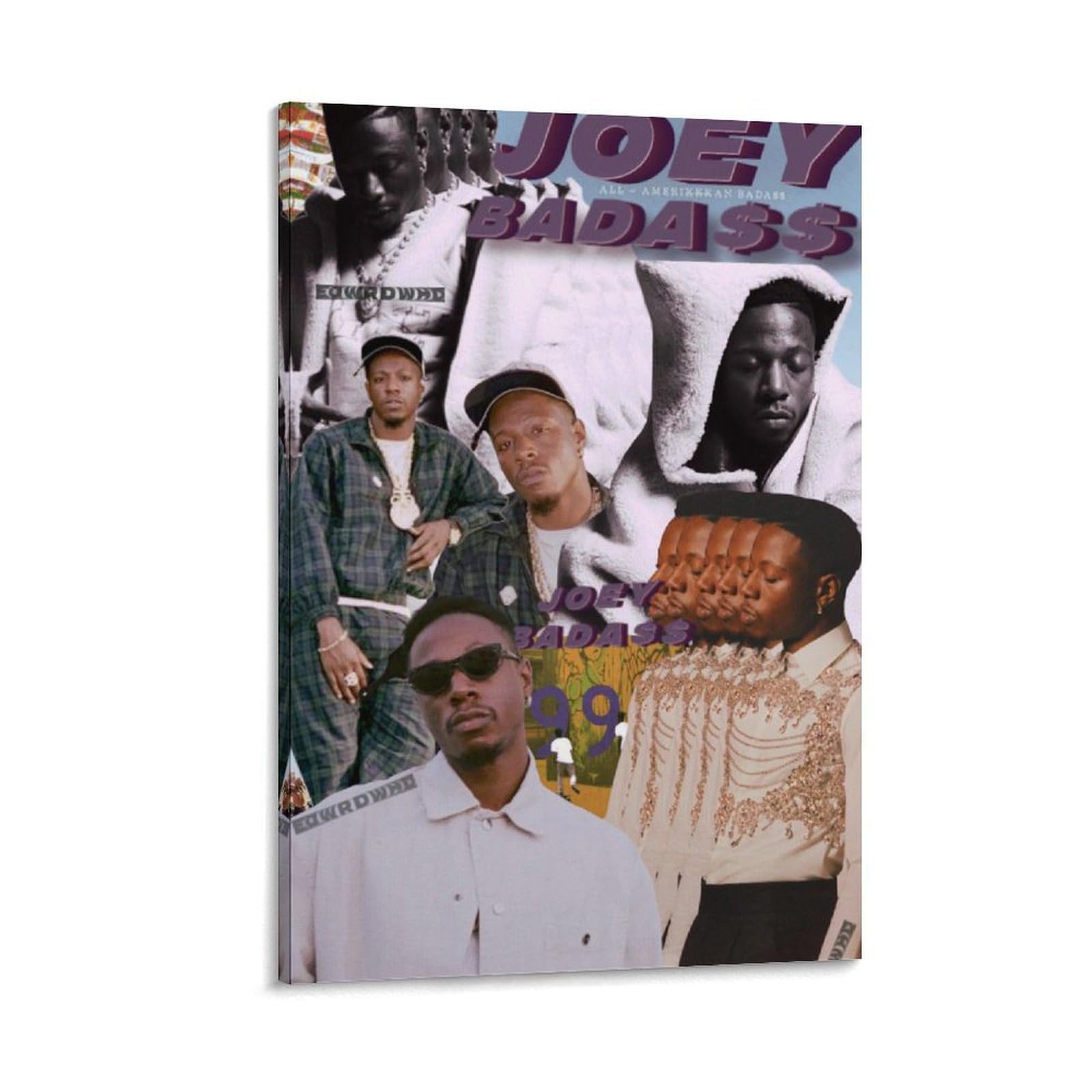 NSDZXGPD Joey Bada$$ (1) Canvas Posters Wall Art Decor Room Bedroom Decoration Frame-style20x30inch(50x75cm)