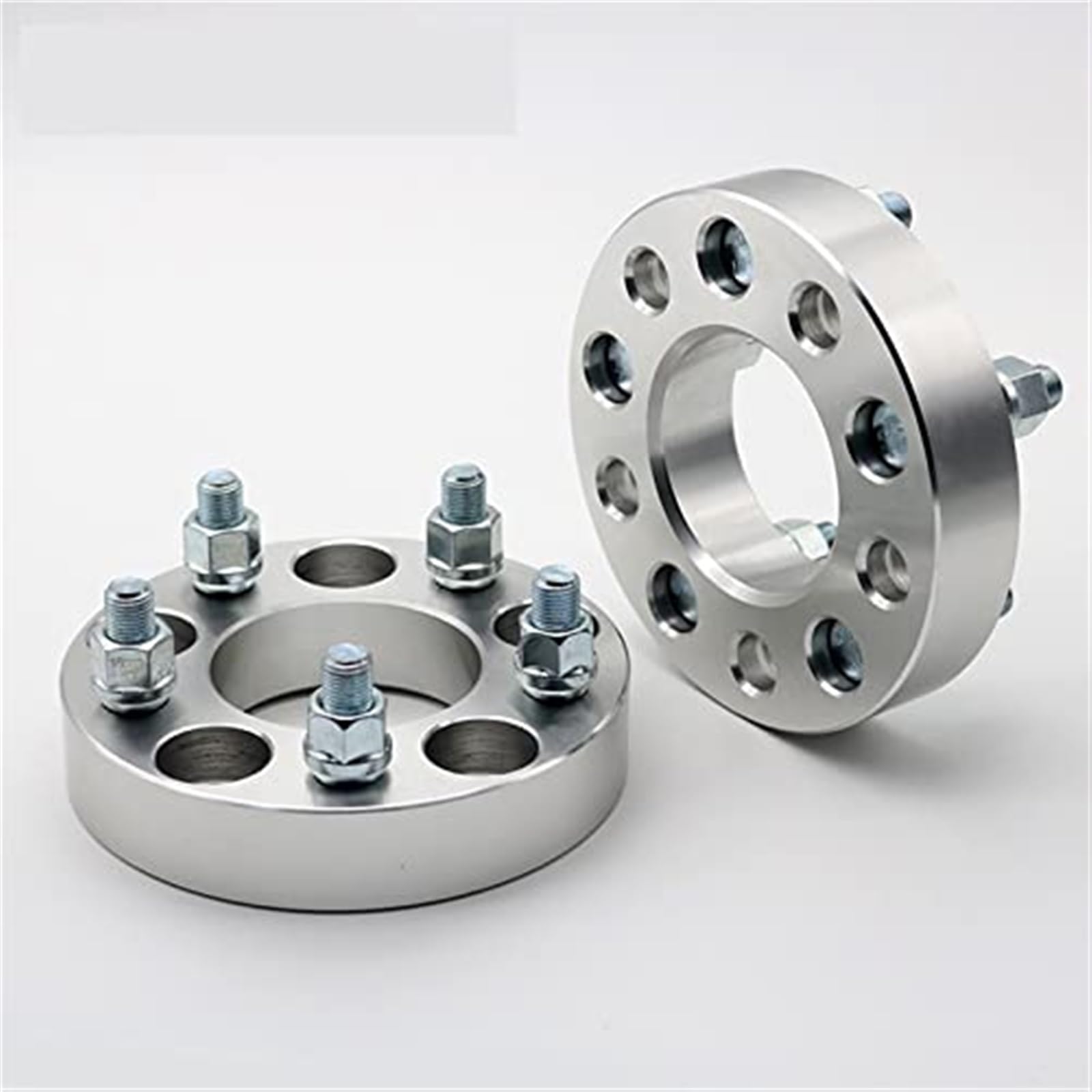 2 sztuki 25/30/35/40/50mm PCD 5x114.3 CB 71.6mm M1/2 Dystans koła, do Jeep, Cherokee Es Valido Para, Liberty 2002 Dystanse kół dla stabilności pojazdu(Black 2PCS 50MM SILVER)