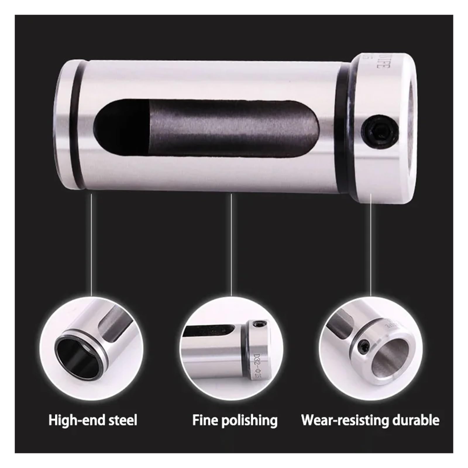 Adaptador de enchufe para torno y fresadora CNC Herramientas de torno reductor de manga D20 D25 D32 D40 5 6 7 8 9 10 12 15 20 MT1 MT2 MT3 Serie de herramientas de cambio rápido(D25-MT2)