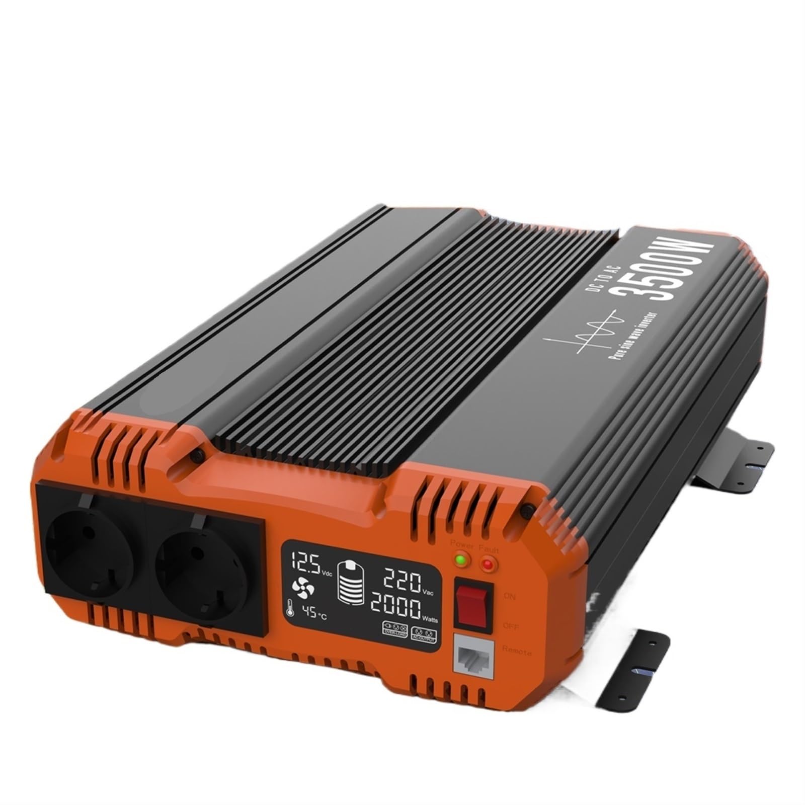 Falownik sinusoidalny o czystej fali 7000 W DC do AC 50 Hz Moc ciągła 3500 Nadaje się domu i kampera(3000W 24V)