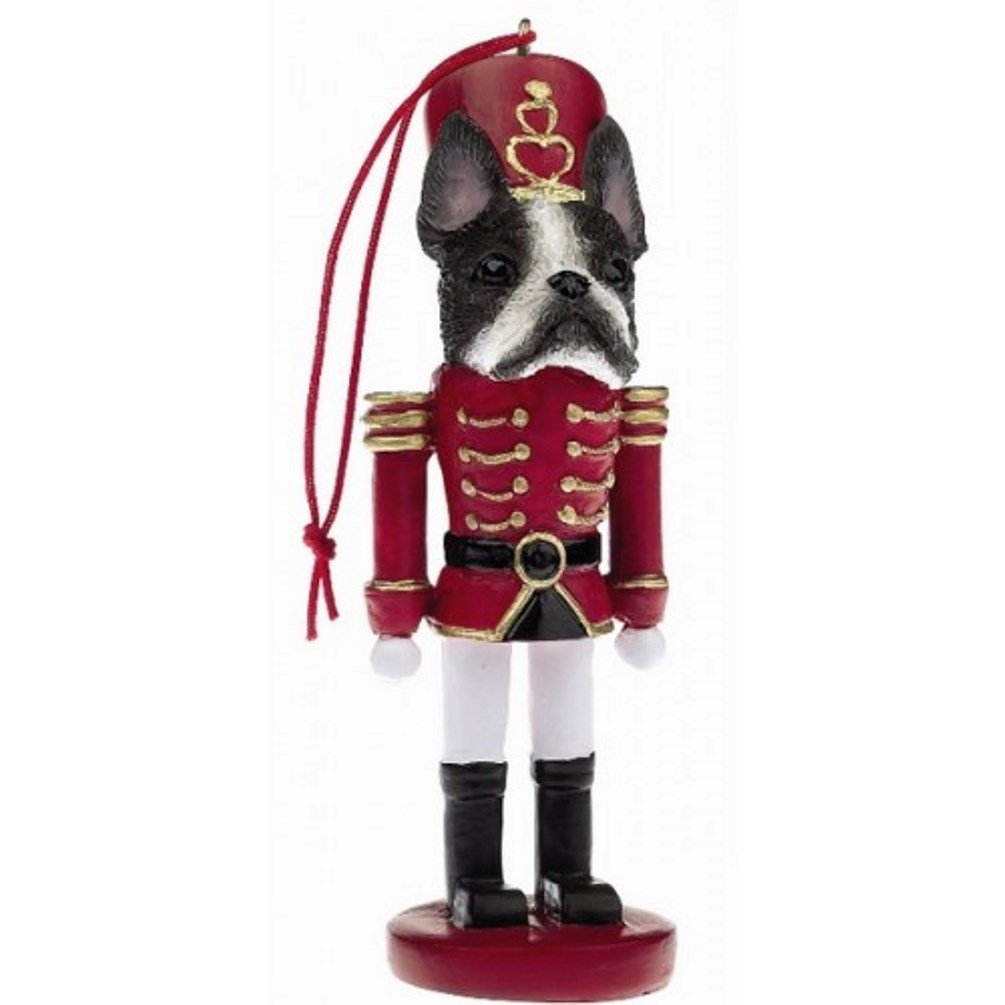 Boston Terrier Ornament Nutcracker