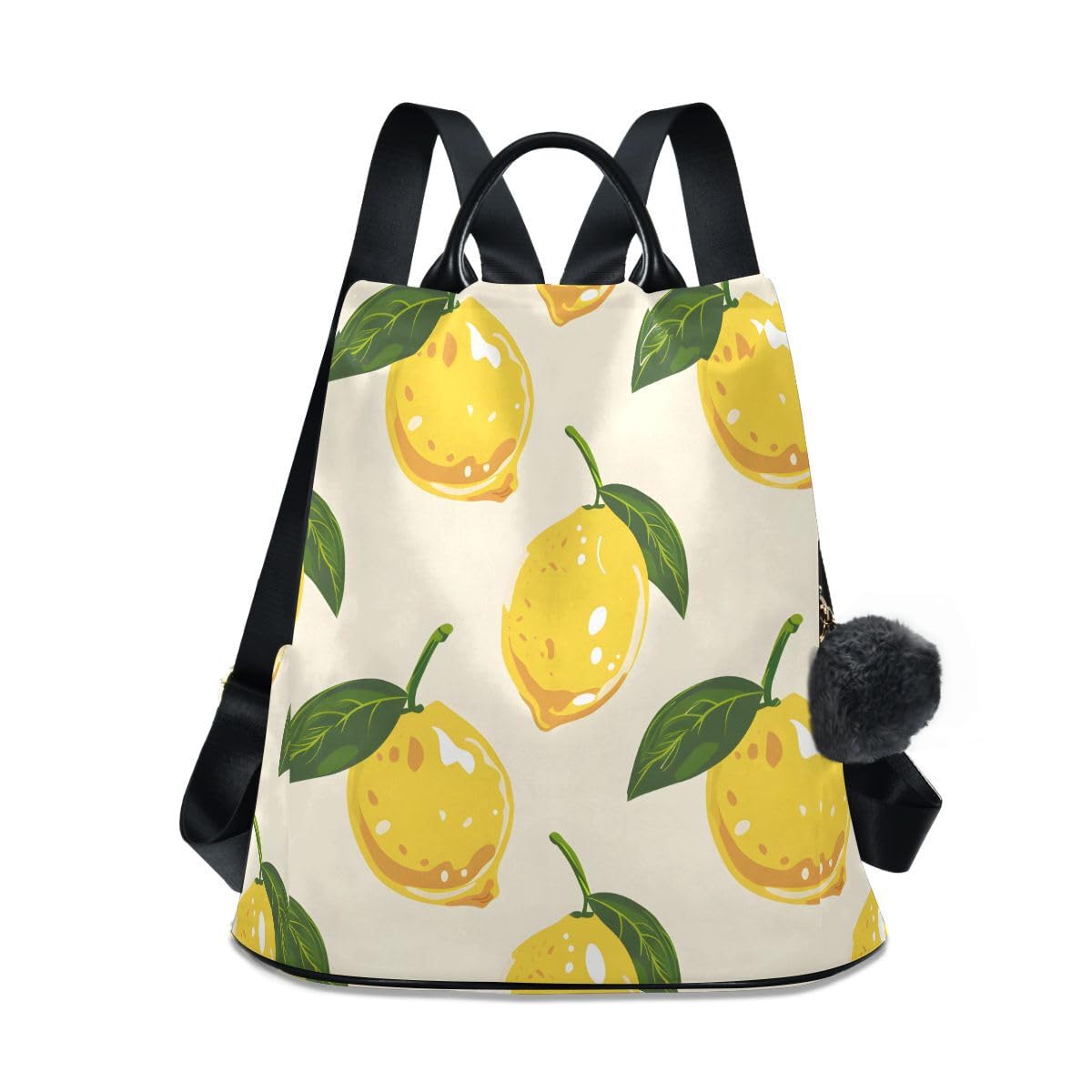 ALAZA Yellow Lemon Trips Hiking Camping Rucksack Pack for Women