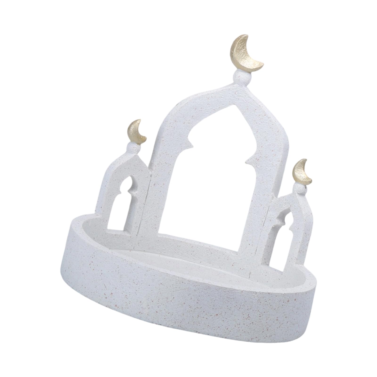 Foloda C Ramadans Decorations For Eid Mubaraks Home Decorations Golden White Mosque Tower Ornament Jewelry Storage Box Islamics Eid Mubaraks Decors