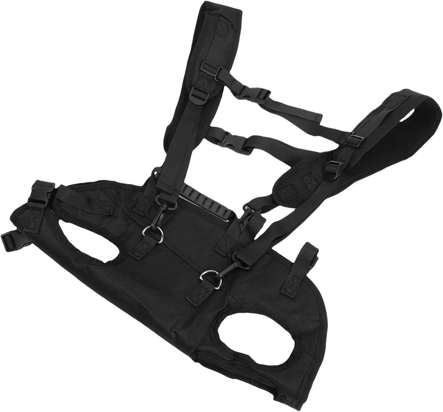 EMUKOEP Pet Lift Harness Gear, Adjustable Dog Carry Strap, Backpack Carrier for Easy Transport, Perfect Lift Harness for Small Dogs, Hands-Free Solution for Walks and (L)