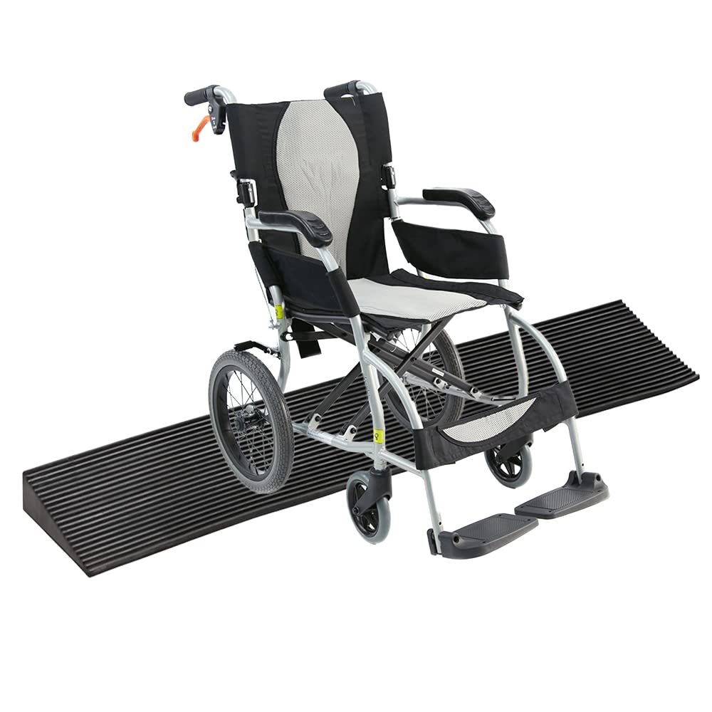 Rampe aus Gummi 30 x 200 x 900 mm, Auffahrrampe Bordsteinrampe Rollstuhlrampe Auffahrkeil Türschwellenrampe Schwellenrampe Auffahrhilfe Kingpower