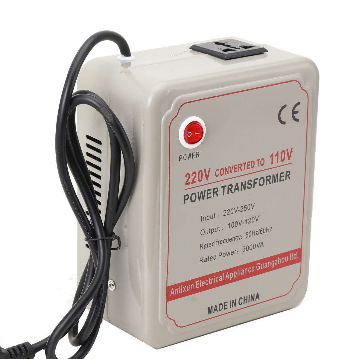 3000W Trasformatore di Tensione 220V a 100V Heavy Duty Adattatore Trasformatore