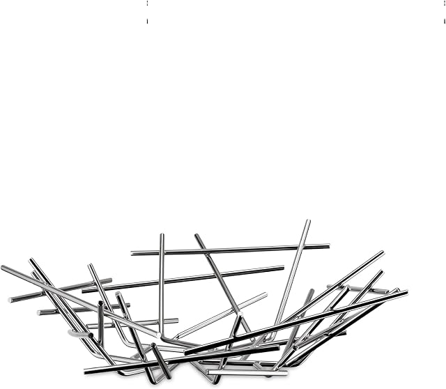 Alessi | Blow Up FC02 - Design Fruit Bowl in 18/10 Stainless Steel, Mirror Polished