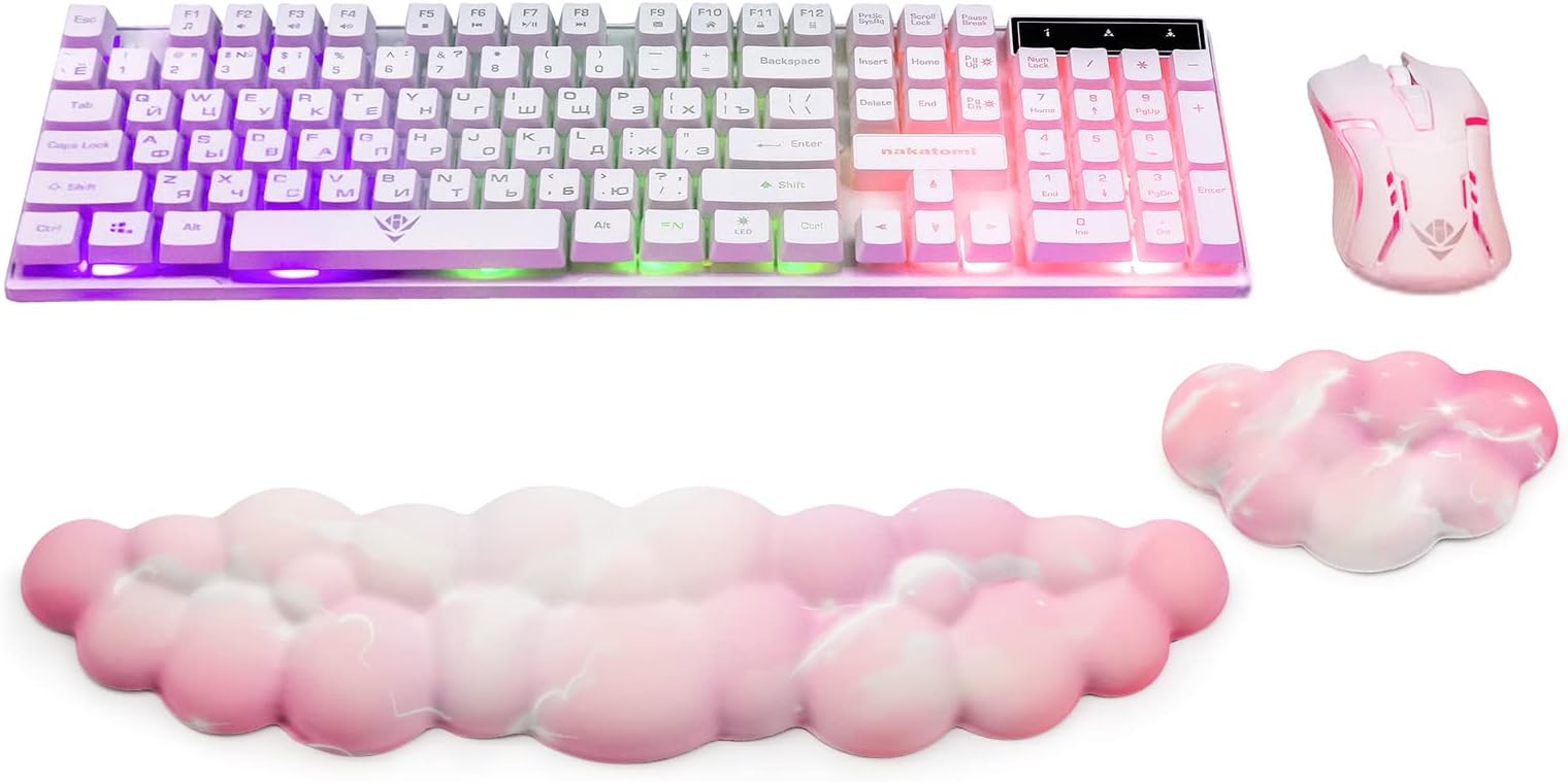 Qloud Cloud Wrist Rest Keyboard Cloud Palm Rest Keyboard