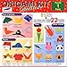Origami Loisirs - Loisirs Créatifs - Origami Kit Selection 1 (Facile) - Notice Illustrée + 81 Feuilles de Papier Origami - 15cm x 15cm
