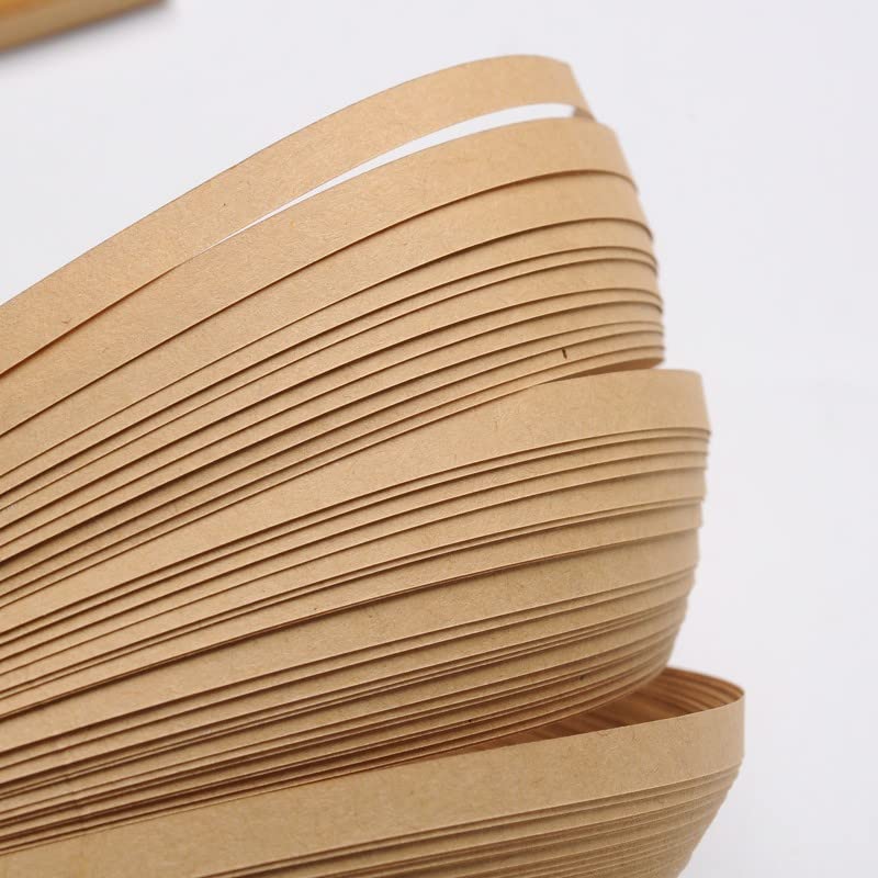 Craftdady 1200 Strips Quilling Paper Strips 530x5mm Tan for DIY Handmade Crafts Quilling Paper Painting Wall Decoration