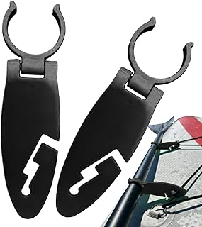 Generisch Paddelboard Clips | 2er Set Verstellbare Klemmhalterung Für Stand Up Paddle Boards | Einfache Montage Befestigungsclips, Wassersportzubehör Für Damen, Herren, Jugendliche & Sportler