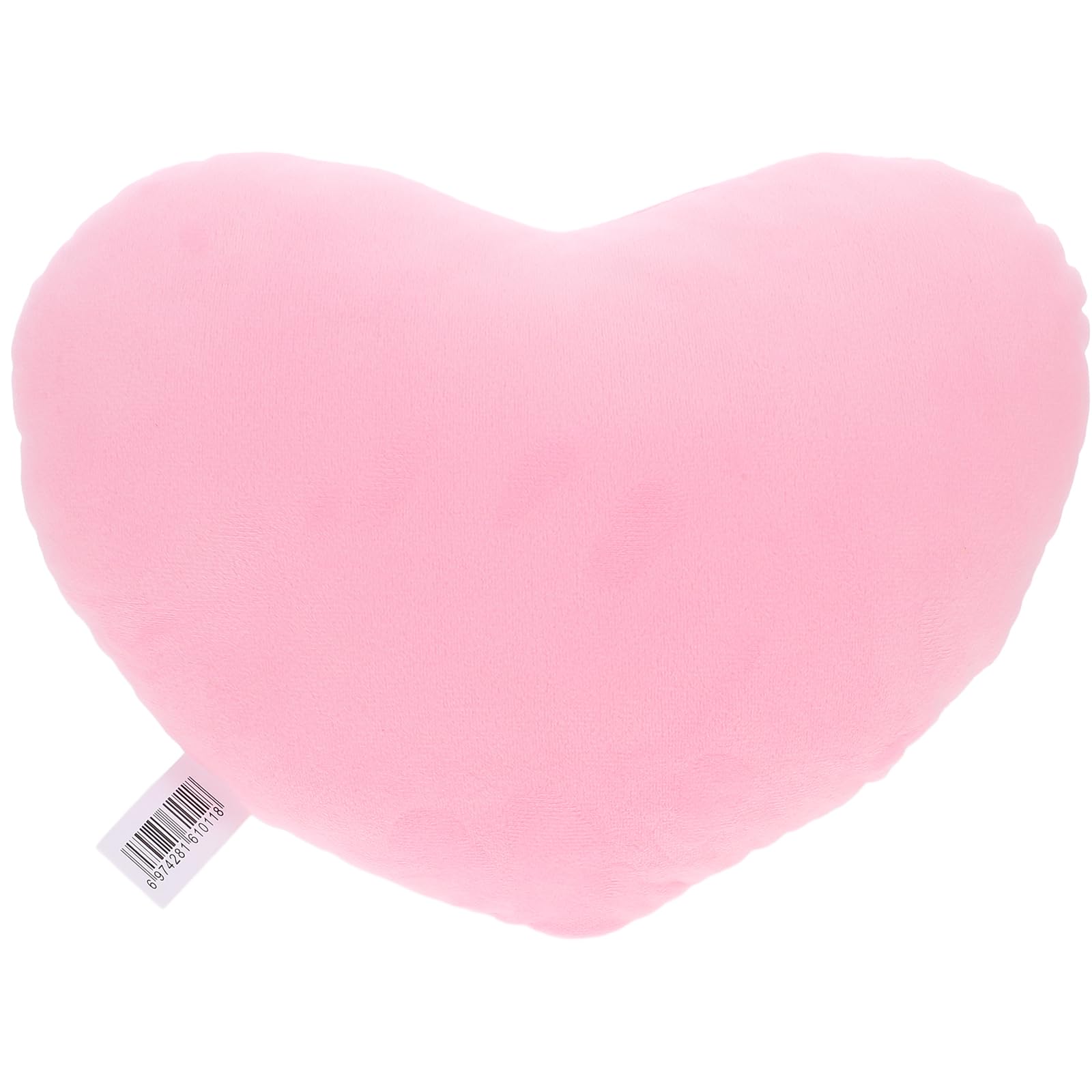 LOGOFUN 4Pcs Heart Shaped Pillow Throw Plush Heart Shaped Decorative Pillow Stuffed Heart Doll Sofa Pillow for Home Office Sofa Decor - Pink, 30CM