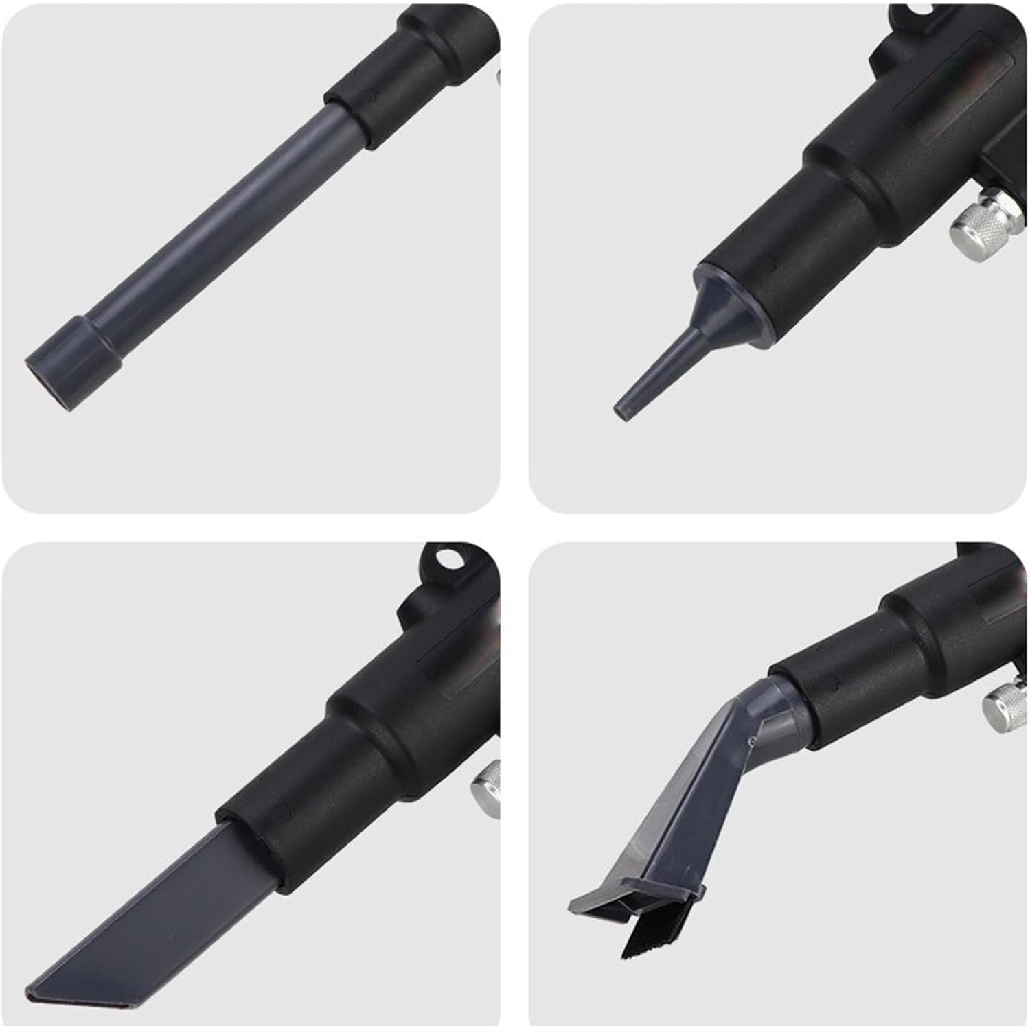predolo Pneumatic Vacuum Cleaner Kit Compressed Air Duster 2 in 1 Cleaning Tool Reliable Double Function Dust Blower for Dust Debris