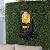 XBrand 30 in H Fiber Resin Wall Buddha Zen Outdoor Garden Water Fountain w/Warm LED Light, Gold