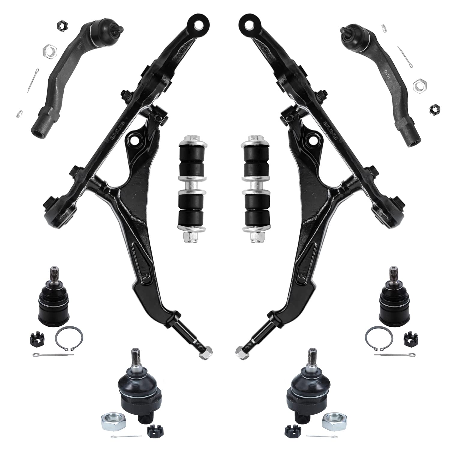 Detroit Axle - 10pc Front End Suspension Kit for 1994-2001 Acura Integra