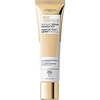Vista 19 de L'Oreal Paris Age Perfect - Base de suero radiante con SPF 50, almendra, 1 onza